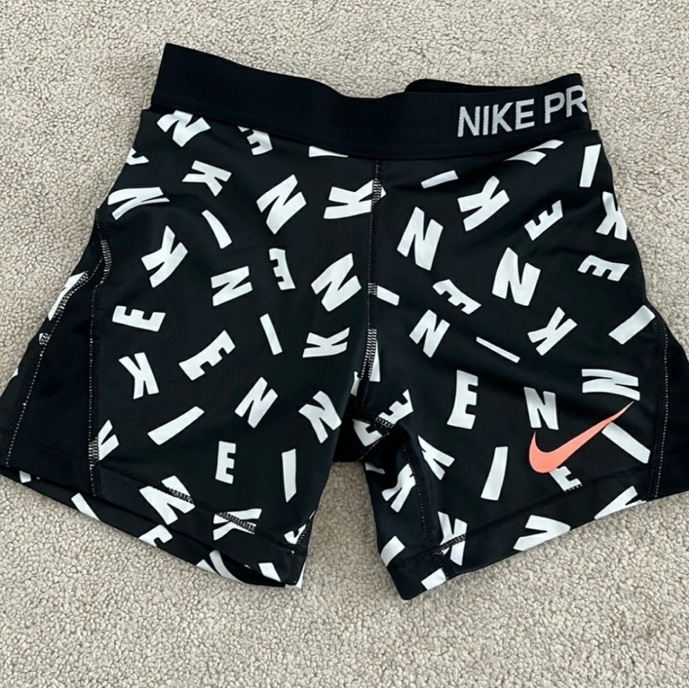 NIKE Girl's pro dri fit spandex shorts